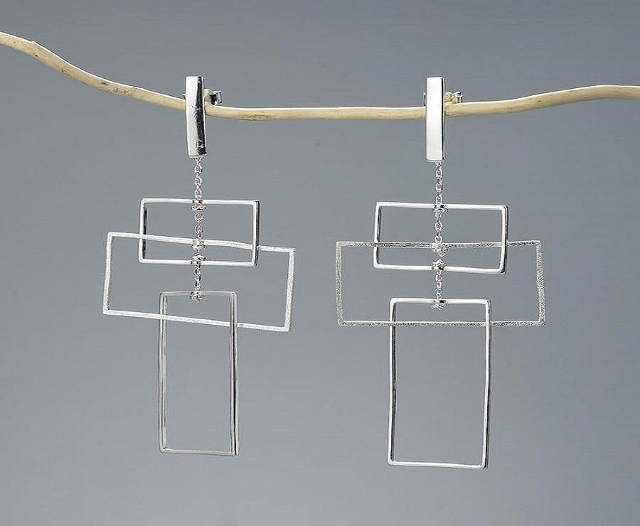 Geometric Design Earrings